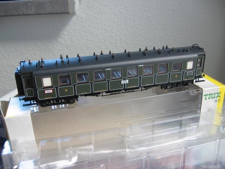 Trix H0. Bay. Sts. B. personenwagon. 3e klasse. CCü 13017., Hobby en Vrije tijd, Modeltreinen | H0, Nieuw, Wagon, Gelijkstroom
