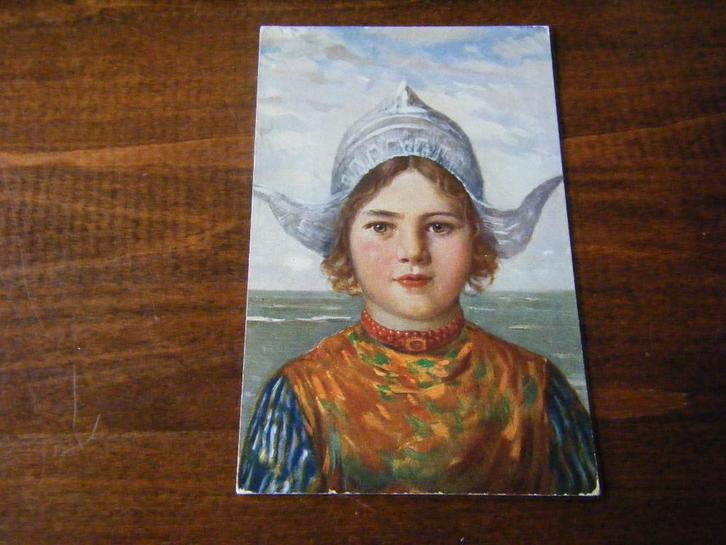 V37 - Klederdracht - Volendam - Reclamekaart - Mooi/Oud, Verzamelen, Ansichtkaarten | Nederland, Noord-Holland, Voor 1920, Ophalen of Verzenden