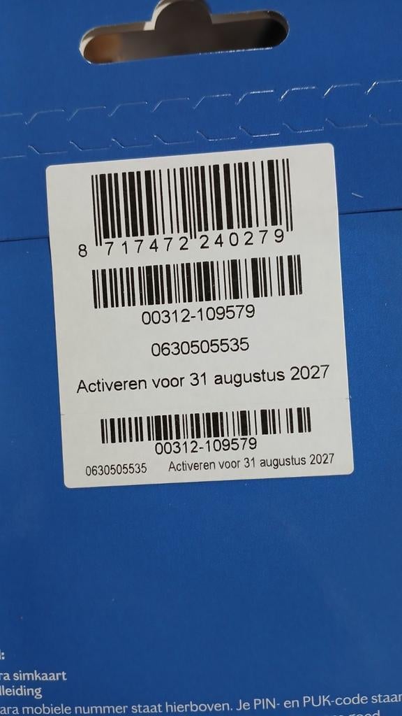 0630505535 Uitstekend top nummer lebara prepaid simkaart, Telecommunicatie, Prepaidkaarten en Simkaarten, Verzenden, Nieuw, KPN