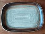 Serveerschaal vintage. Bruin/beige., Ophalen of Verzenden, Overige stijlen, Aardewerk, Schaal of Schalen