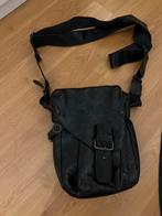 Aunts and Uncles Stijlvolle Zwarte Leren Schoudertas, Overige merken, Gebruikt, Zwart, Ophalen of Verzenden