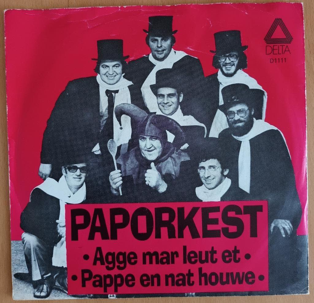 Paporkest - Agge Mar Leut Et  (Delta D 1111), Ophalen of Verzenden, Zo goed als nieuw, Overige formaten, Levenslied of Smartlap