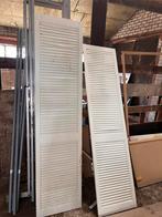 2 witte louvre klapdeuren, 30 tot 80 cm, Radiator, Minder dan 60 cm, Ophalen of Verzenden