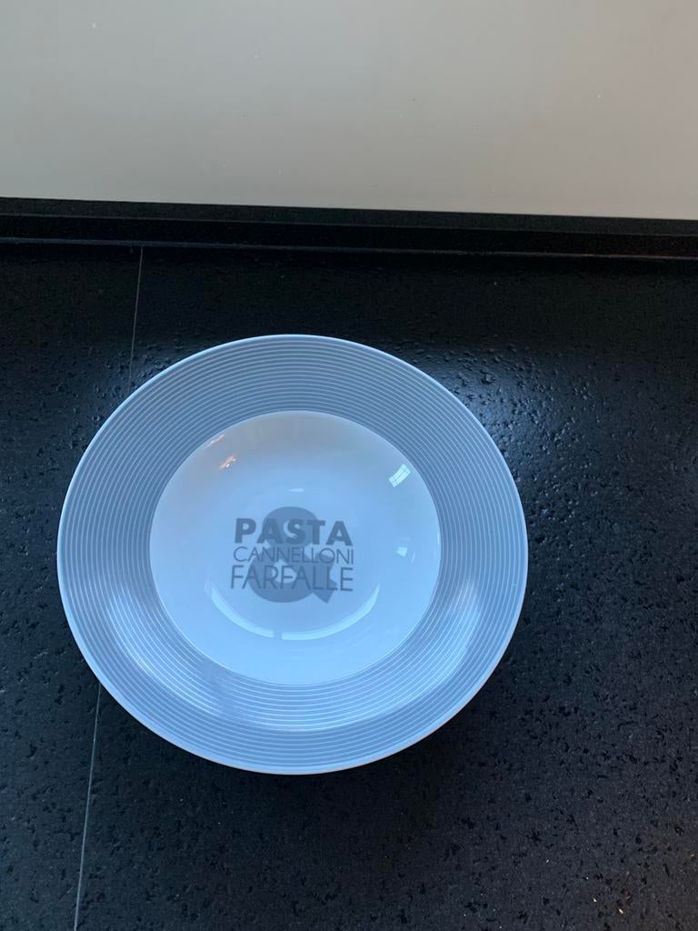 Pasta borden diepe borden, Huis en Inrichting, Keuken | Servies, Ophalen, Zo goed als nieuw, Bord(en), Overige stijlen