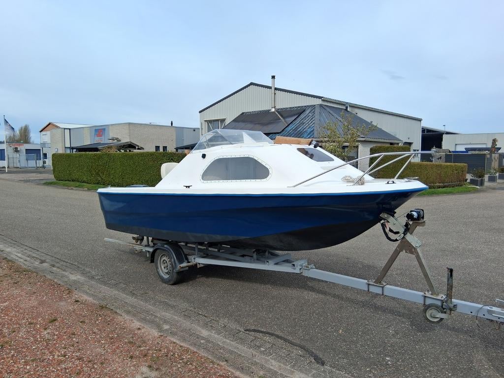 Kajuit / visboot compleet met motor en trailer, Ophalen, Tot 10 pk, Yamaha, X