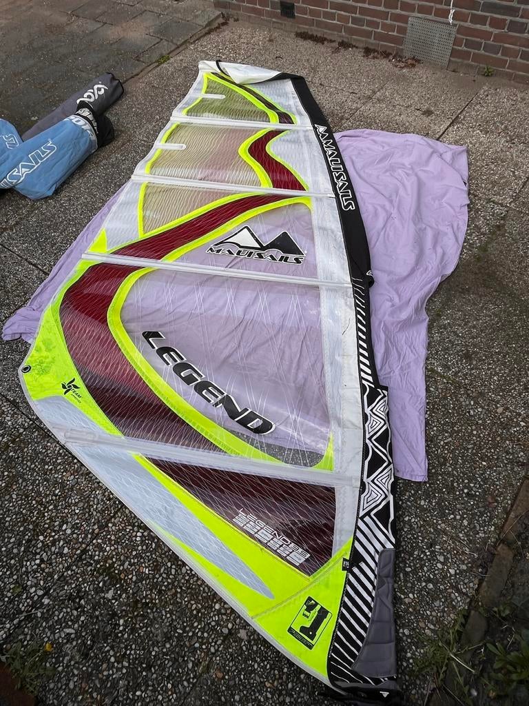 MauiSails Legend 2014 3.5 wave zeil, Ophalen, Minder dan 5 m², Zeil, Gebruikt