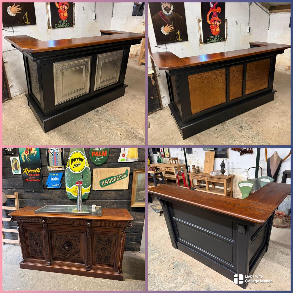 Bar mancave huisbar cafe interieur decoratie toog eiken tuin, Ophalen, Manuel, Manuel, Info@