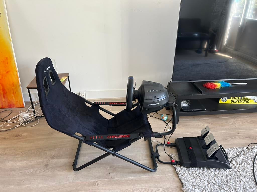 Race Stoel, Stuur en Pedalen thrustmaster t300 GT, Spelcomputers en Games, Spelcomputers | Overige Accessoires, Ophalen of Verzenden