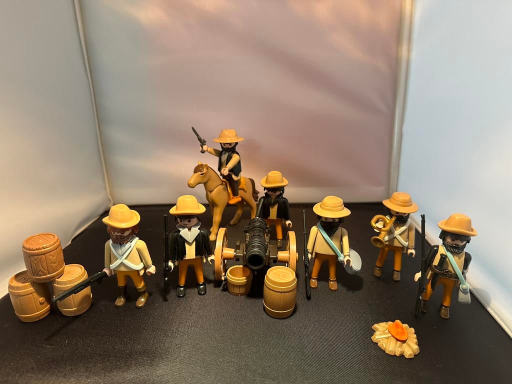 Zuidelijk leger met kanon playmobil, Ophalen of Verzenden