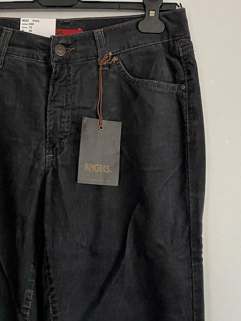F1209 Nieuw: Angels Dolly broek rib-fluweel maat S=36 grijs, Kleding | Dames, Nieuw, Ophalen of Verzenden, Angels, Maat 36 (S)