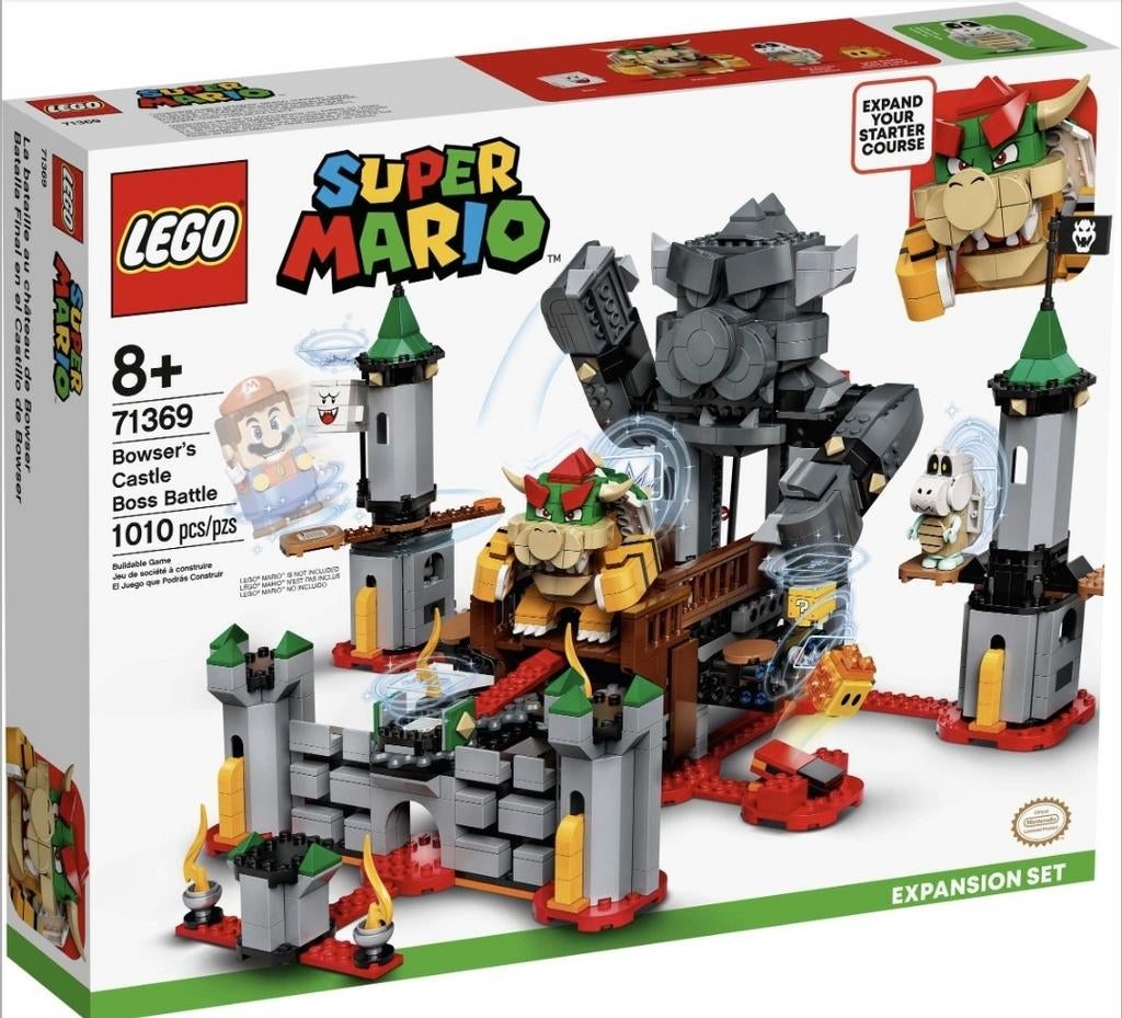 Lego Super Mario 71369 Bowser's Castle Boss Battle, Lego, Nieuw, Ophalen of Verzenden, Ongeopend/sealed