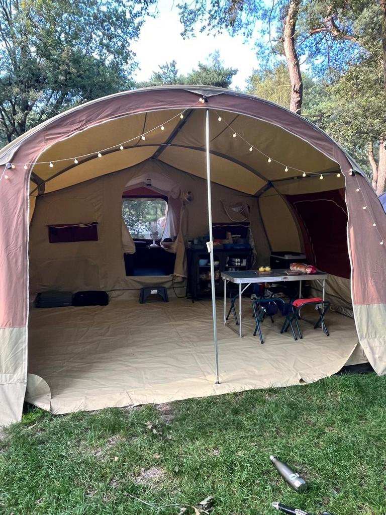 Vouwwagen - Raclet Safari 2016, Caravans en Kamperen, Ophalen, Trigano, Beige, Tot en met 5