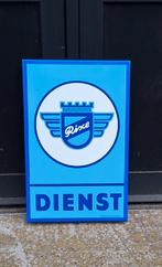 Origineel emaille reclamebord Rixe Dienst motorfietsen., Reclamebord, Gebruikt, ., Ophalen of Verzenden