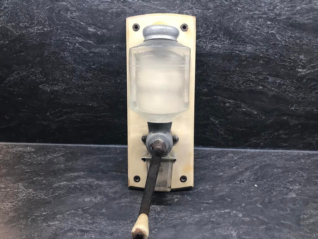 Brocante koffiebonen maler, Ophalen of Verzenden