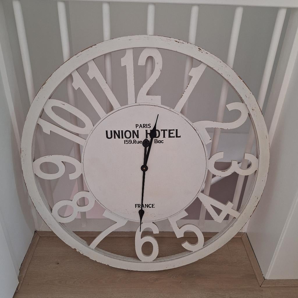 Wandklok, Huis en Inrichting, Woonaccessoires | Klokken, Ophalen, Gebruikt, Analoog, Wandklok