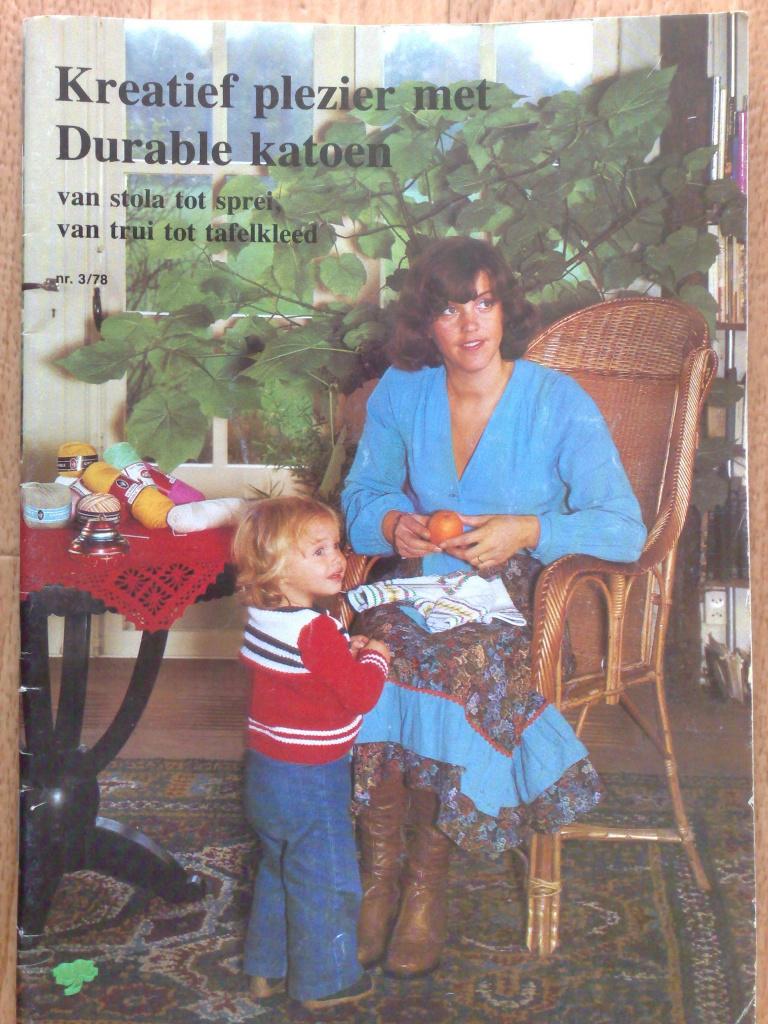 Haak boek = Kreatief plezier met durable katoen nr. 3/ 1978, Verzenden, Zo goed als nieuw, Haken, Patroon of Boek