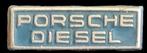 Porsche Diesel speld- blik, Verzenden, Zo goed als nieuw, Transport, Speldje of Pin