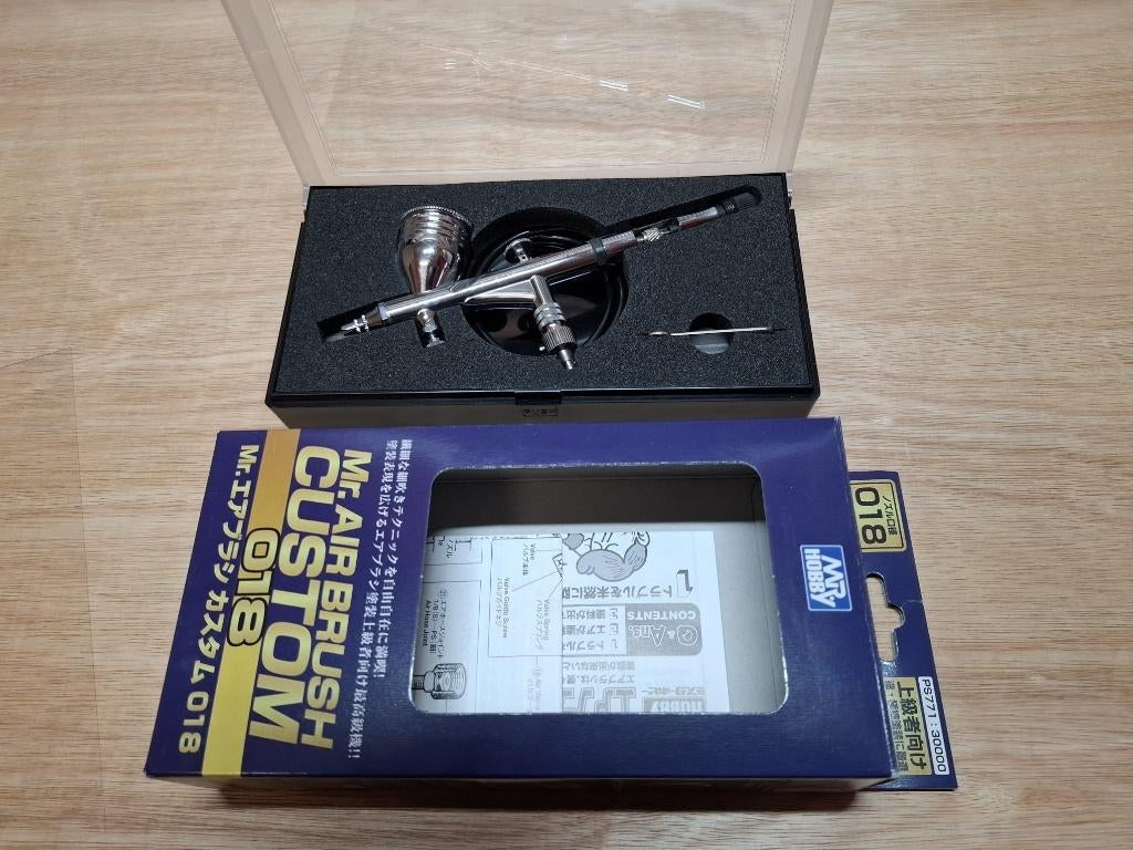 Csi Creos / Mr. Hobby Custom 0,18mm PS-771 airbrush, Ophalen, Zo goed als nieuw, Airbrush en Toebehoren