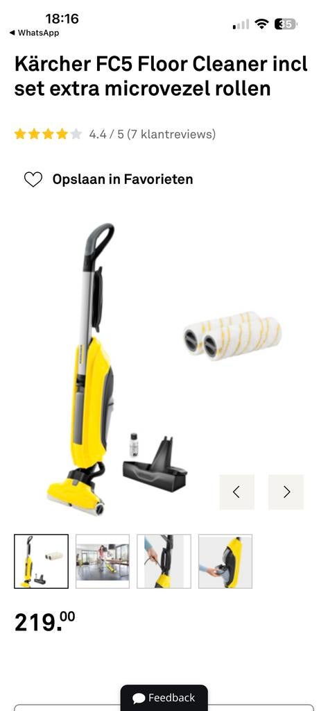 TE KOOP: Kärcher FC5 Floor Cleaner., Ophalen, Gebruikt, Schrobmachine