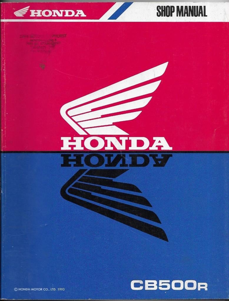 Honda CB500 shop manual (5404z), Motoren, Verzenden, Honda