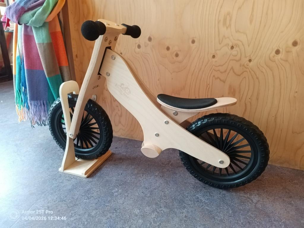 Kinderfeets Balance Bike Hout - Nieuw uit winkelvoorraad, Kinderen en Baby's, Speelgoed | Buiten | Voertuigen en Loopfietsen, Ophalen
