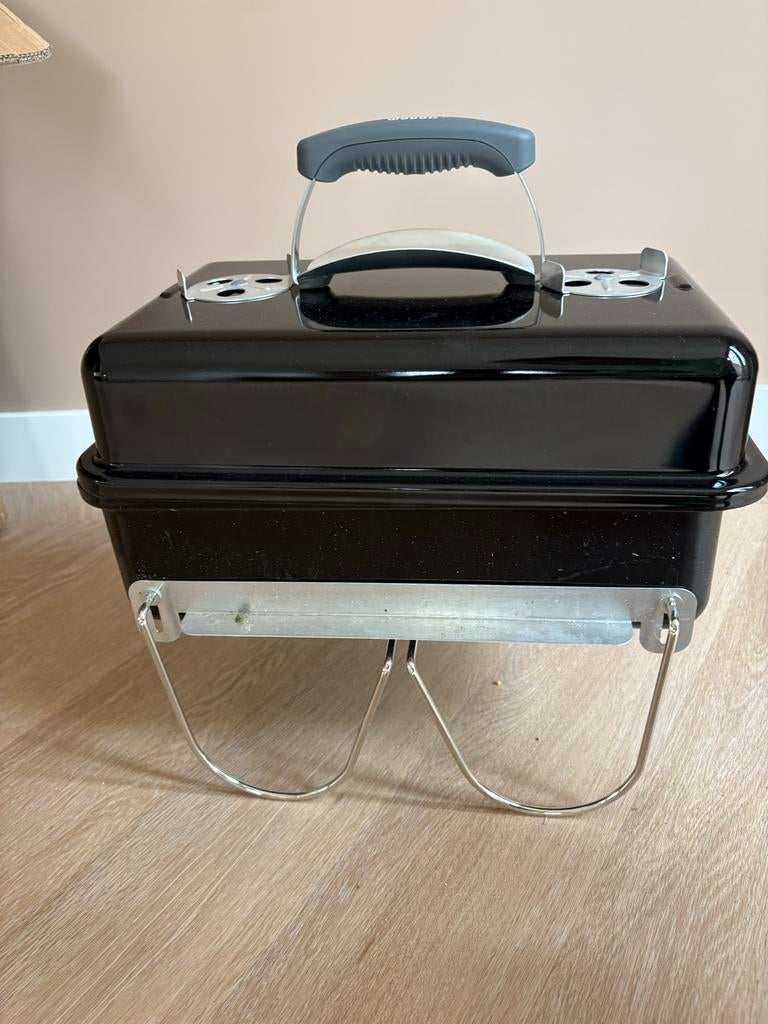Weber Go-Anywhere Houtskoolbarbecue - Draagbaar, Tuin en Terras, Houtskoolbarbecues, Ophalen, Gebruikt