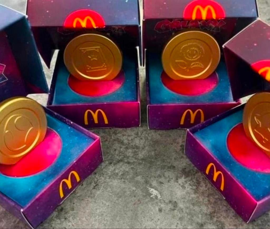 Complete set Super Mario Galaxy munten McDonald's, Ophalen of Verzenden