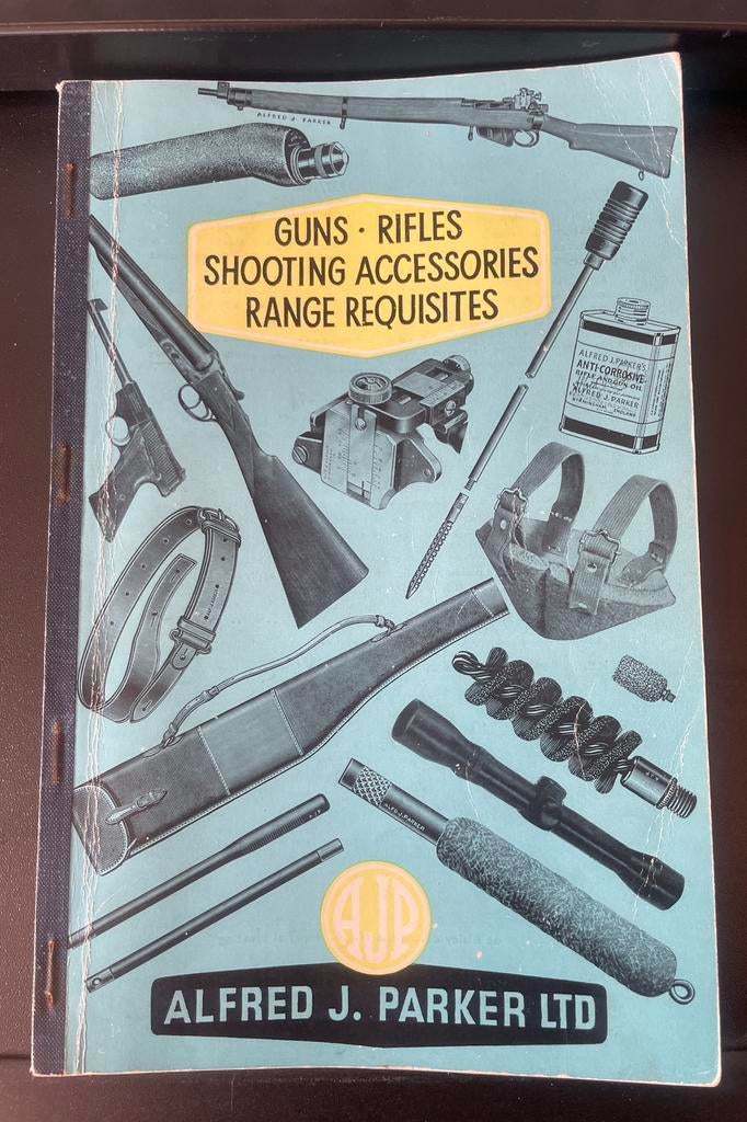 1965 catalogus wapens A. J. Parker Birmingham., Ophalen of Verzenden, Gebruikt