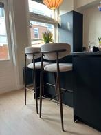 Japandi Stijl Barkrukken - Set van 2, Ophalen, Met voetsteun, 60 tot 90 cm, Nieuw