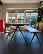 Vintage design Galvanitas TD4 tafel bank en stoelen s16, Gebruikt, Galvanitas, 200 cm of meer, 50 tot 100 cm