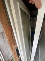 Buitendeur 200x82 met groot glasvlak dubbelglas, Ophalen, 80 tot 100 cm, 200 tot 215 cm, Glas