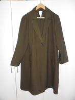 H&M Donkerbruine Tussenjas Maat 48 (NIEUW), Kleding | Dames, Grote Maten, H&M, Bruin, Nieuw, Ophalen of Verzenden