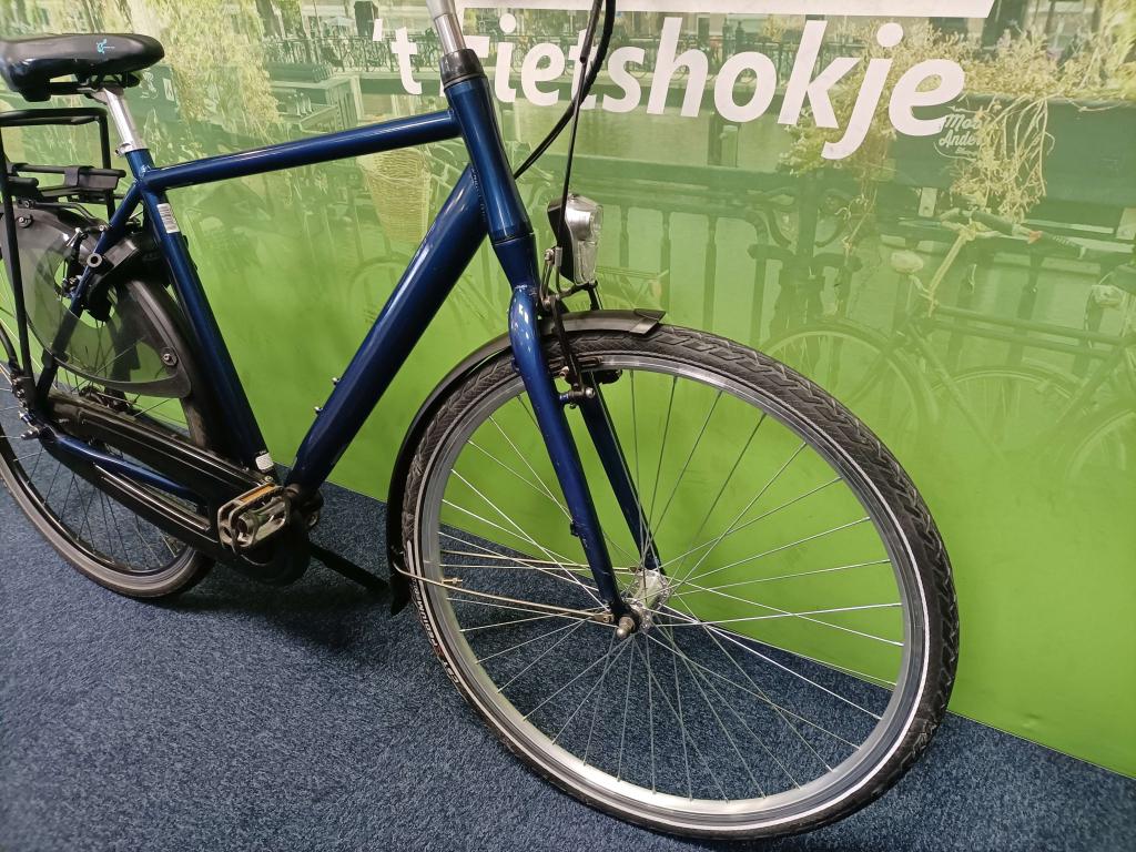 Fietshokje Raaks: Herenfiets blauw, Fietsen en Brommers, Fietsen | Heren | Herenfietsen, Raaks Fietsen, Gebruikt, Versnellingen