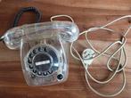 Doorzichtige ptt t65 draaischijf telefoon, Ophalen, Zo goed als nieuw, Met draaischijf