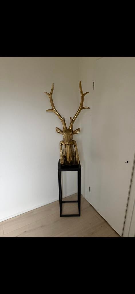 Gouden hert, Verzamelen, Beelden en Beeldjes, Ophalen, Nieuw