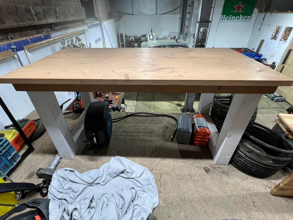 Tafel met bankje, Ophalen, Overige materialen, 50 tot 100 cm, Zo goed als nieuw