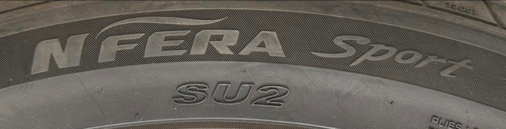 4x Nexen N'Fera Sport SU2 295/35ZR21 107Y zomerbanden, Auto-onderdelen, Banden en Velgen, Gebruikt, 295 mm, Band(en), Terreinwagen