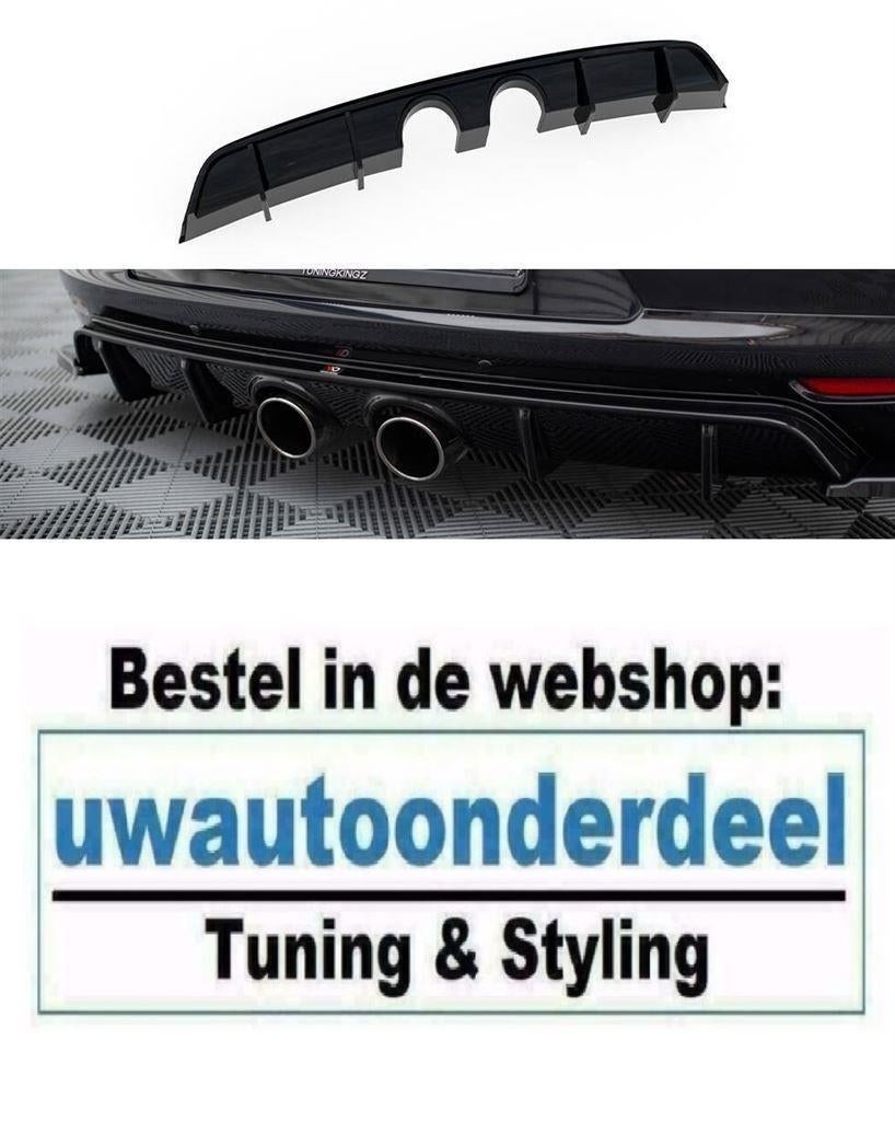 Maxton Design R32 Look Diffuser Geschikt Voor Vw Scirocco, A.parts@hotmail.nl, Trasmolenlaan 12 3447 GZ Woerden, Verzenden, Nieuw