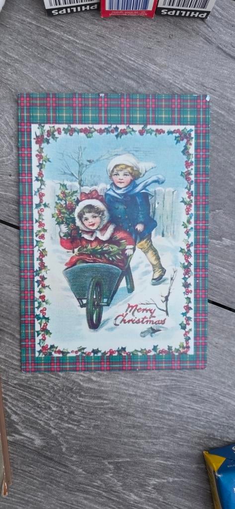 Kerst bordje, Ophalen of Verzenden, Nieuw