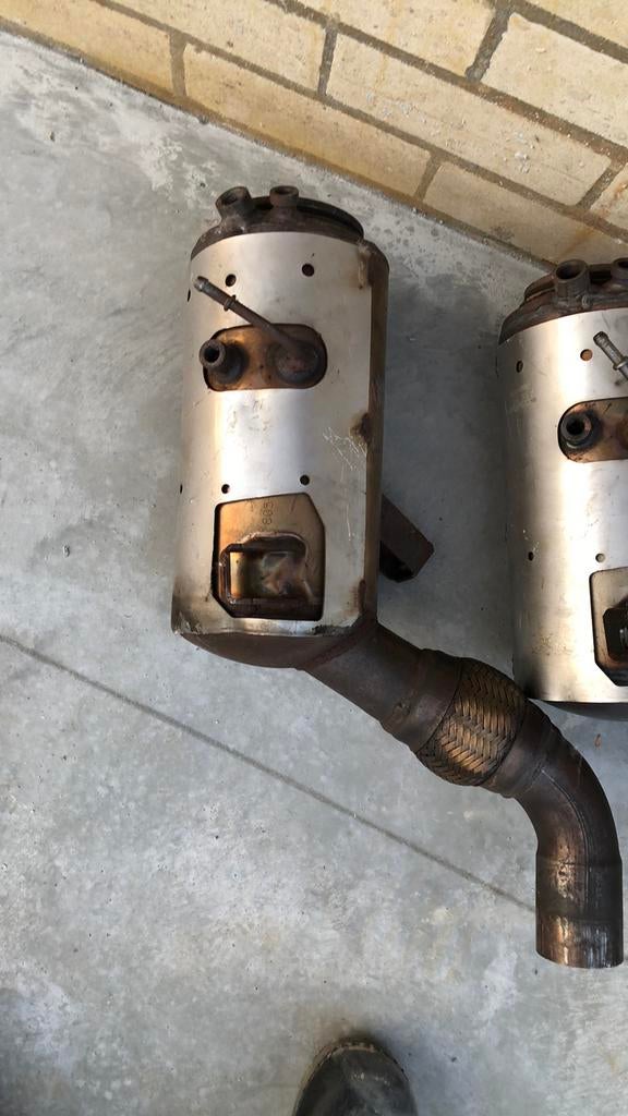 Twee roetfilters, Auto-onderdelen, Uitlaatsystemen, Universele onderdelen, Gebruikt, Ophalen