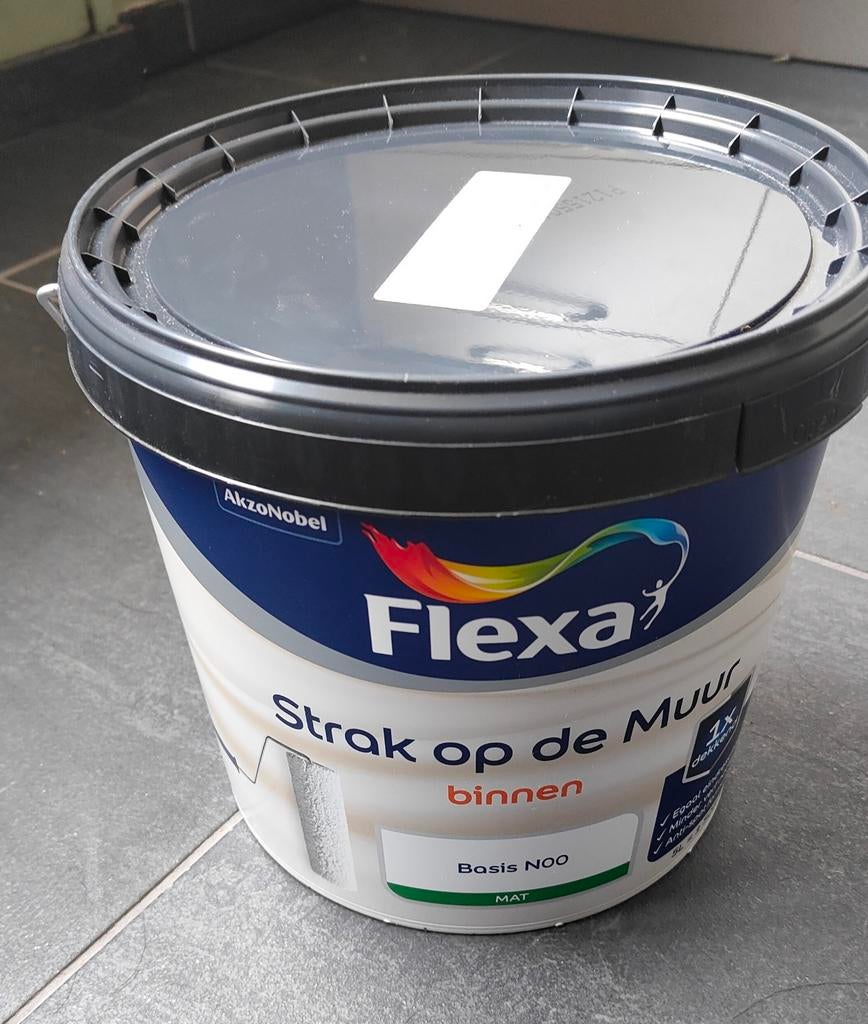 Flexa muurverf 5L, Ophalen, 5 tot 10 liter, Nieuw, Verf