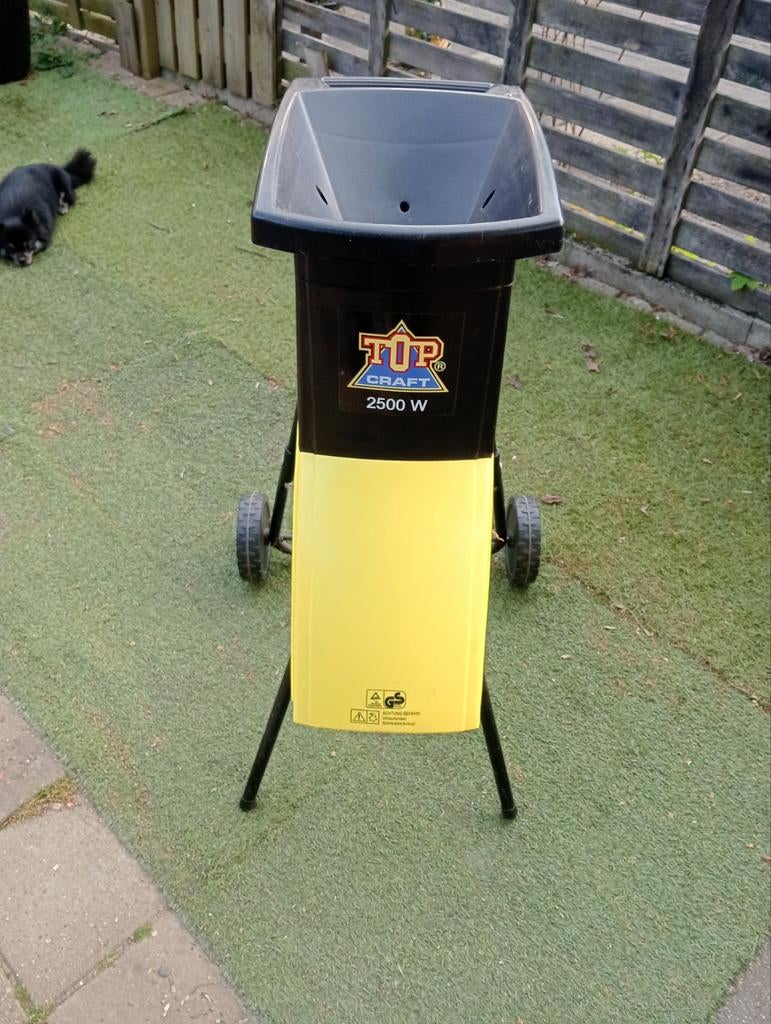 Top Craft 2500 Watt versnipperaar hakselaar zie foto,s, Ophalen of Verzenden