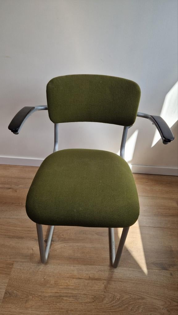 Originele Bureaustoel - Frame geverfd, prima staat, Huis en Inrichting, Ophalen, Gebruikt, Groen, Bureaustoel