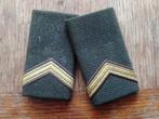 Setje sergeant strepen schouder epoulet, Ophalen of Verzenden, Landmacht, Nederland, Embleem of Badge