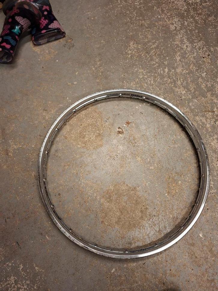 Bromfiets velg, Fietsen en Brommers, Brommeronderdelen | Oldtimers, Gebruikt, Overige merken, Overige typen, Ophalen of Verzenden