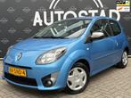 Renault Twingo 1.2-16V Night & Day NL-Auto / 1ste Eigenaar /, Auto's, Twingo, Zwart, 4 cilinders, Leder en Stof