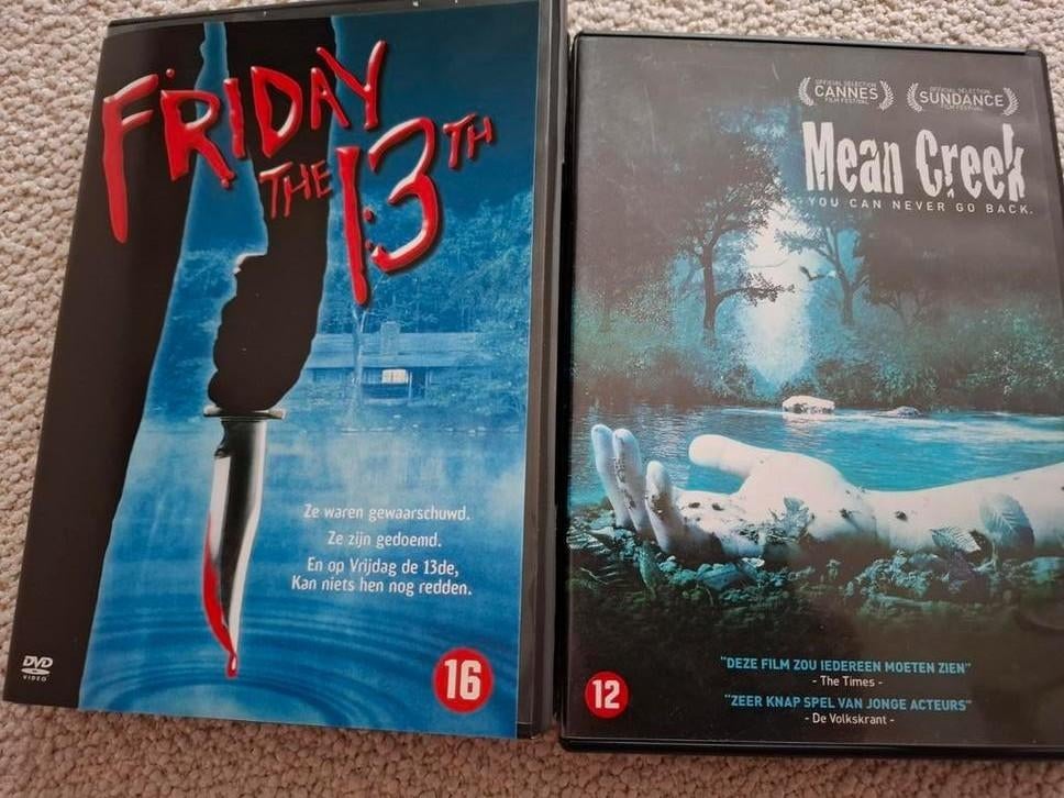Friday the 13th en mean creek, Cd's en Dvd's, Dvd's | Horror, Vanaf 16 jaar, Ophalen of Verzenden, Zo goed als nieuw