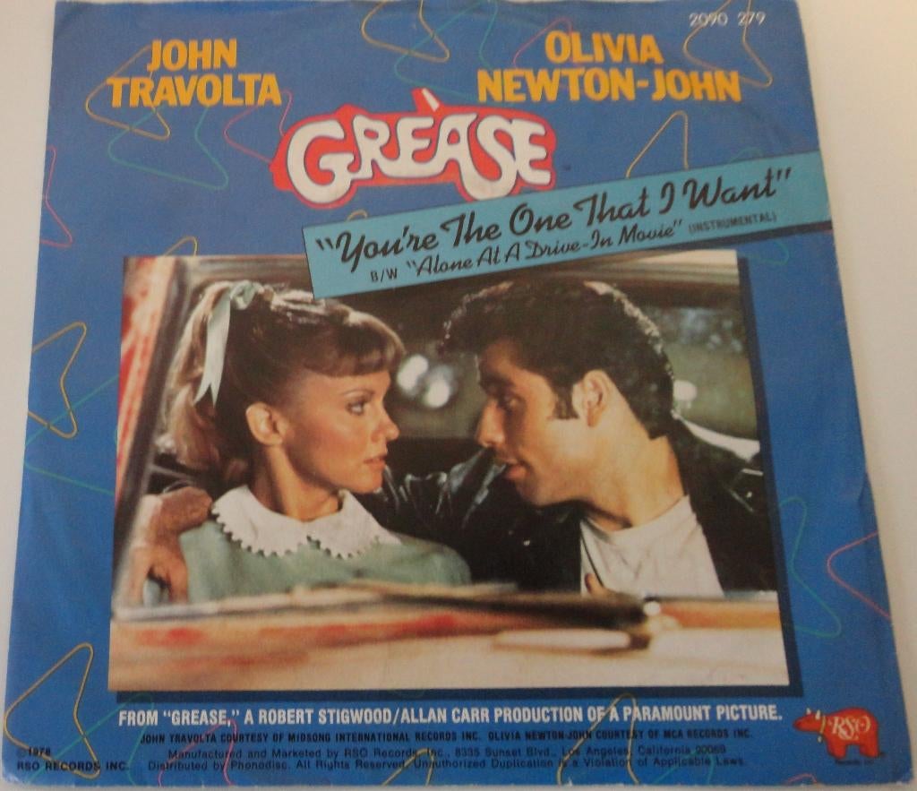 John Travolta & Olivia Newton John > You're the one that I, Gebruikt, 7 inch, Single, Ophalen of Verzenden