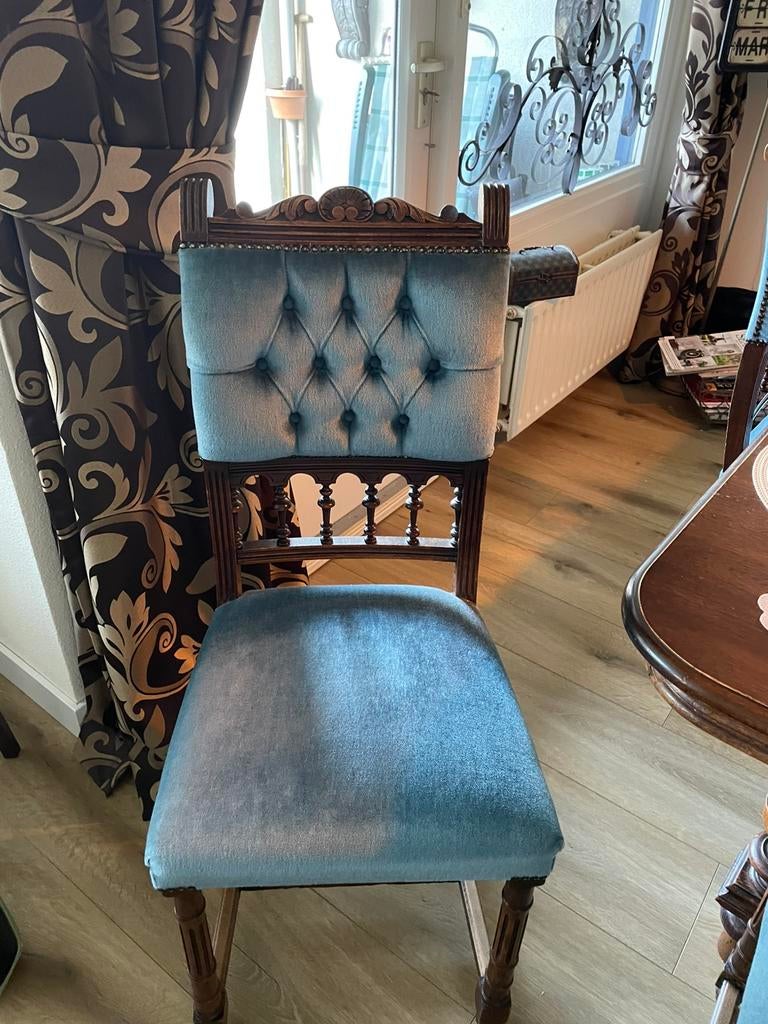 6 Henry Deux stoelen ( heb ook een eet- en salontafel), Antiek en Kunst, Ophalen