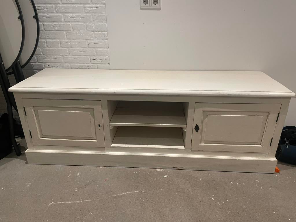 Tv meubel., Huis en Inrichting, Ophalen, Gebruikt, 150 tot 200 cm, Teakhout